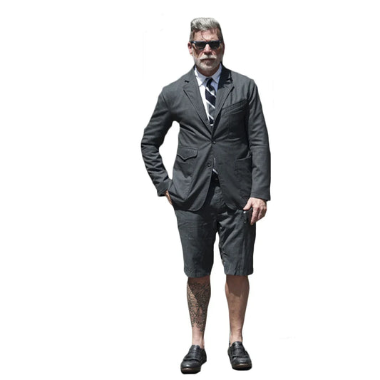 Costume Homme Men Suits Tailor-Made 2 Pieces Coat Short Pants Formal Business Prom Causal Tailored Jacket Coat And Pants