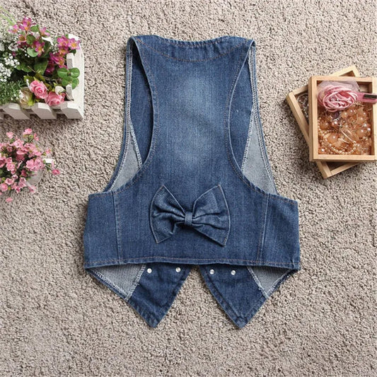 Women Denim Vest Coats Spring Summer Casual Tops Fashion Sequins Jeans Outerwear Female Vests Short Sleeveless Jacket Waistcoat
