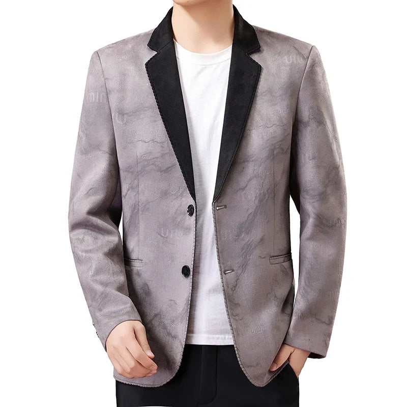 Blazer Men Fashionable Business Outdoor Travel Youth Campus Wedding Versatile Gentleman Host Slim-fit Casual Korean Style Blazer