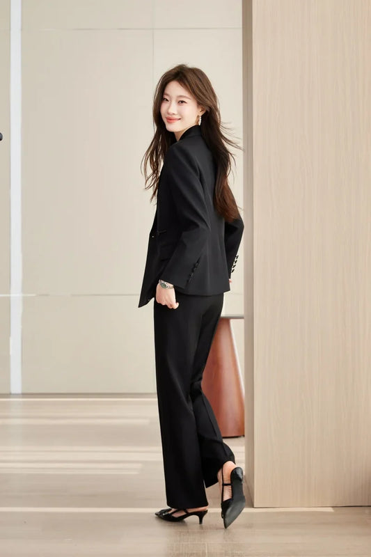 Fashionable Professional Women's Clothing High-Quality Two-Piece Pants + Jacket, Elegant Precision Spring/Summer 2026