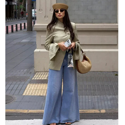Spring 2026 New Women's Blazers Fashion Elegant Office Women's Jackets Chic Youth Holiday Party Suit Jackets Street Spring Coats