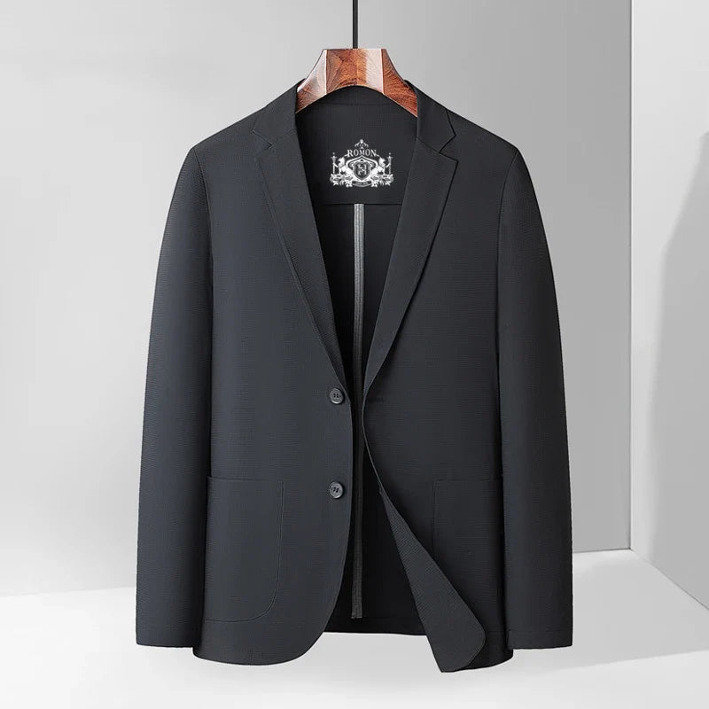 Sun Protection Lightweight Blazer - Fashionable for Outdoor Travel, Weddings, Leisure, Korean Style - Men's Breathable Blazer