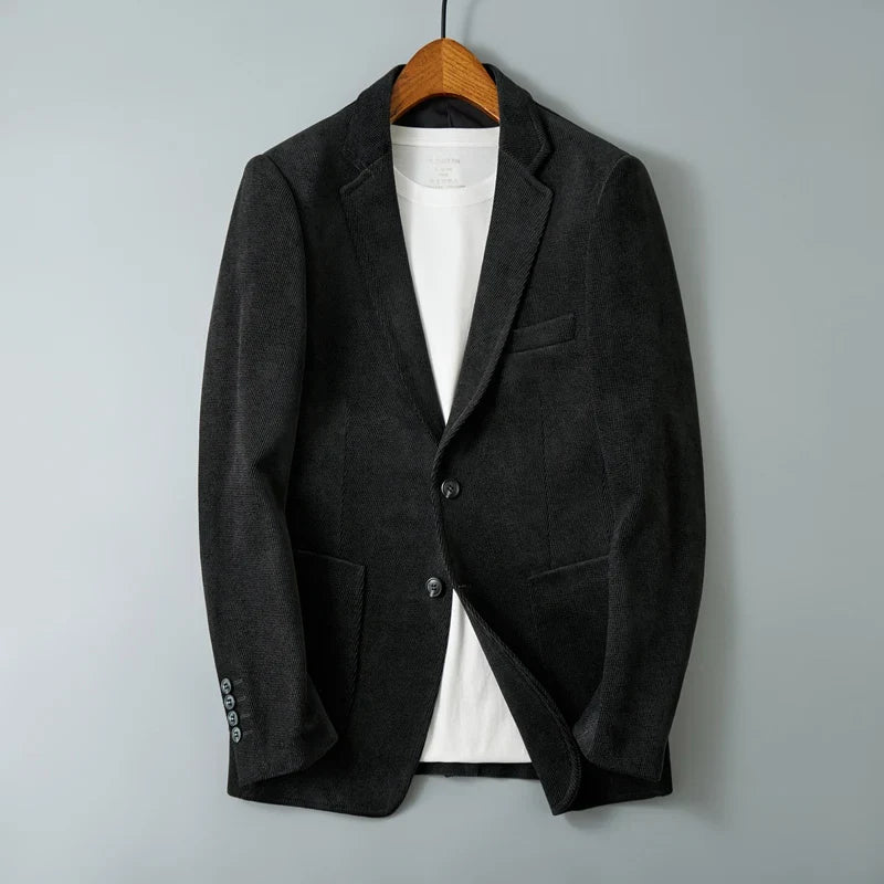High Quality Fashion Handsome Business Leisure Autumn and Winter New Suit Thick Material Suit Jacket Blazer Masculino Slim Fit