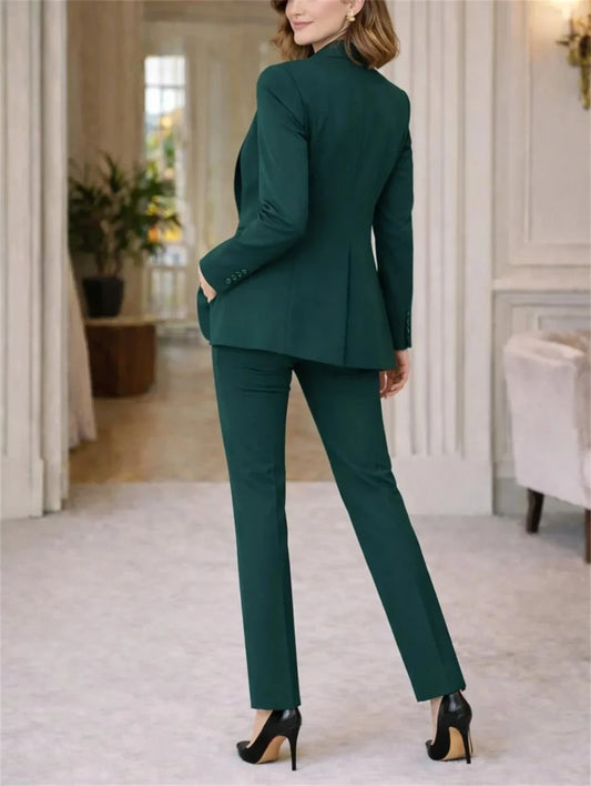 White Women's Suits 3 Pcs Set Elegant Workwear Blazer Business Party Pantsuit Wedding Guest Outfit (Jacket+Vest+Pants)