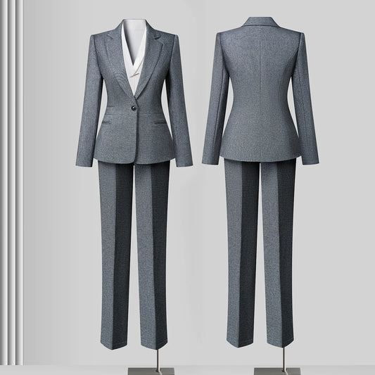 Fashionable Professional Women's Clothing High-Quality Pants Suit Set Elegant 2026 Spring Summer New Arrival