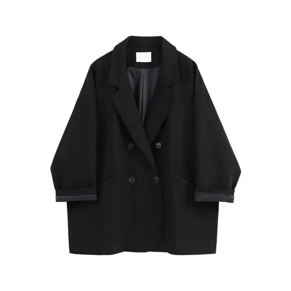 Women's Blazers Over Jacket Dress Brown Female Coats and Jackets Long Clothing Black Outerwear Winter Trend 2025 on Promotion In