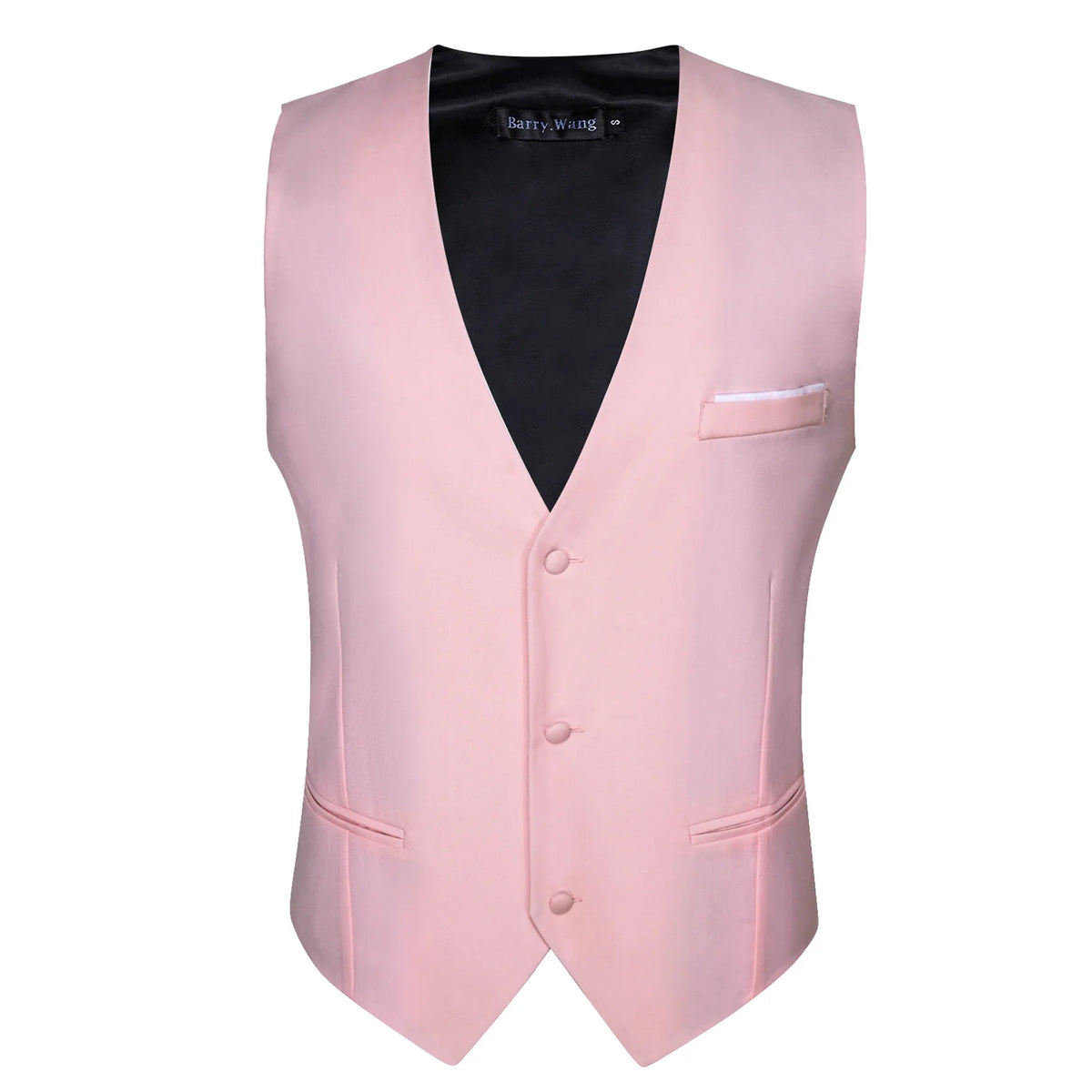Men's Suit Vest Single Breasted Slim Fit V-Neck Formal Waistcoat Light Blue Wedding Business
