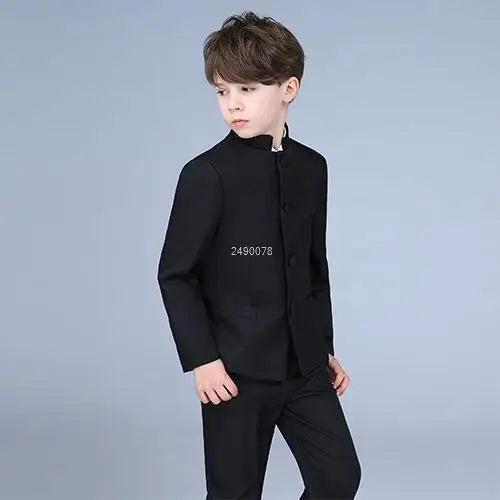 School Student Graduation Class Dress Children Zhongshan Suit Boys China May Fourth Youth Suit Kids Chinese Style Chorus Dress