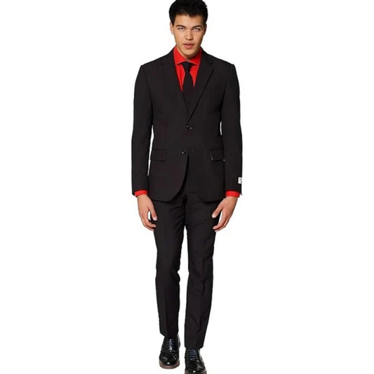 2 Pieces Business Costumes Smoking Jacket Pants Two Buttons Party Tuxedo Dress Single Breasted Men Suits For Wedding Groom