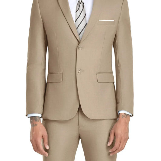 Luxury Formal Casual Men's Suits Formal Business Wedding Groomsmen Smoking Single Breasted Jacket Pants Set
