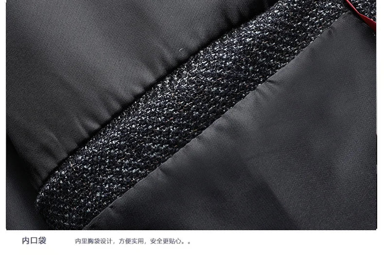 The new striped business casual fashion classic blazer with pockets is suitable for daily wear for men.