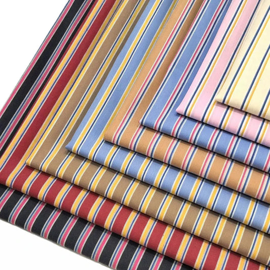 Luxury Women Vertical Striped Suit Set Blue Yellow Pattern 2 Pieces Jacket Pants Formal Business Wedding Party Matching Outfit