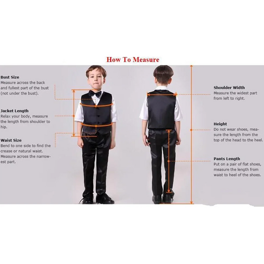Customized Boys Suit Two Pieces(Jacket+Pants) Single Breasted Fashion Notched Lapel Elegant Boy Outfit Formal Party Sut Set