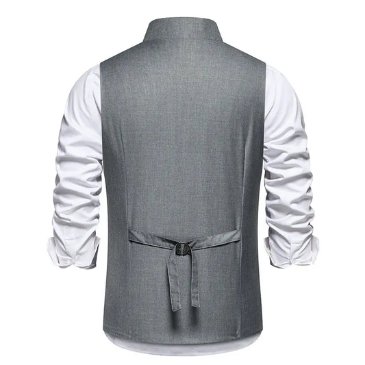 Men's Suit Vest – Smart Casual Formal Dress Vest for Weddings & Parties