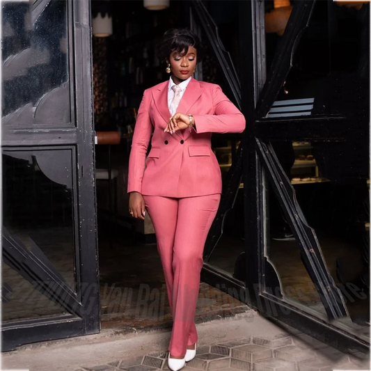 Women's Suit Tailored Made Slim Fit Peaked Lapel Front Flat Smart Casual Female Outfit For Party Event Daily Formal Occasions