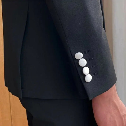 Men's 2-Piece Sequin Blazer Suit with Trousers for Wedding, Groom & Formal Events