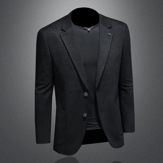 Men's Smart Casual Single Breasted Blazer – Black & Grey – Business & Everyday Wear
