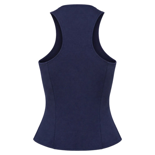 Women Waistcoat Fashion Solid Color Vest Korea V-neck Sleeveless Button Down Suits Vests Tank Top for Business Work OL Lady Tops