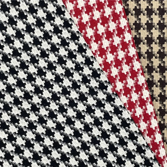 Luxury Women’s Houndstooth Blazer & Mini Skirt Set Single-breasted Two Piece Suit for Retro Formal Party Streetwear