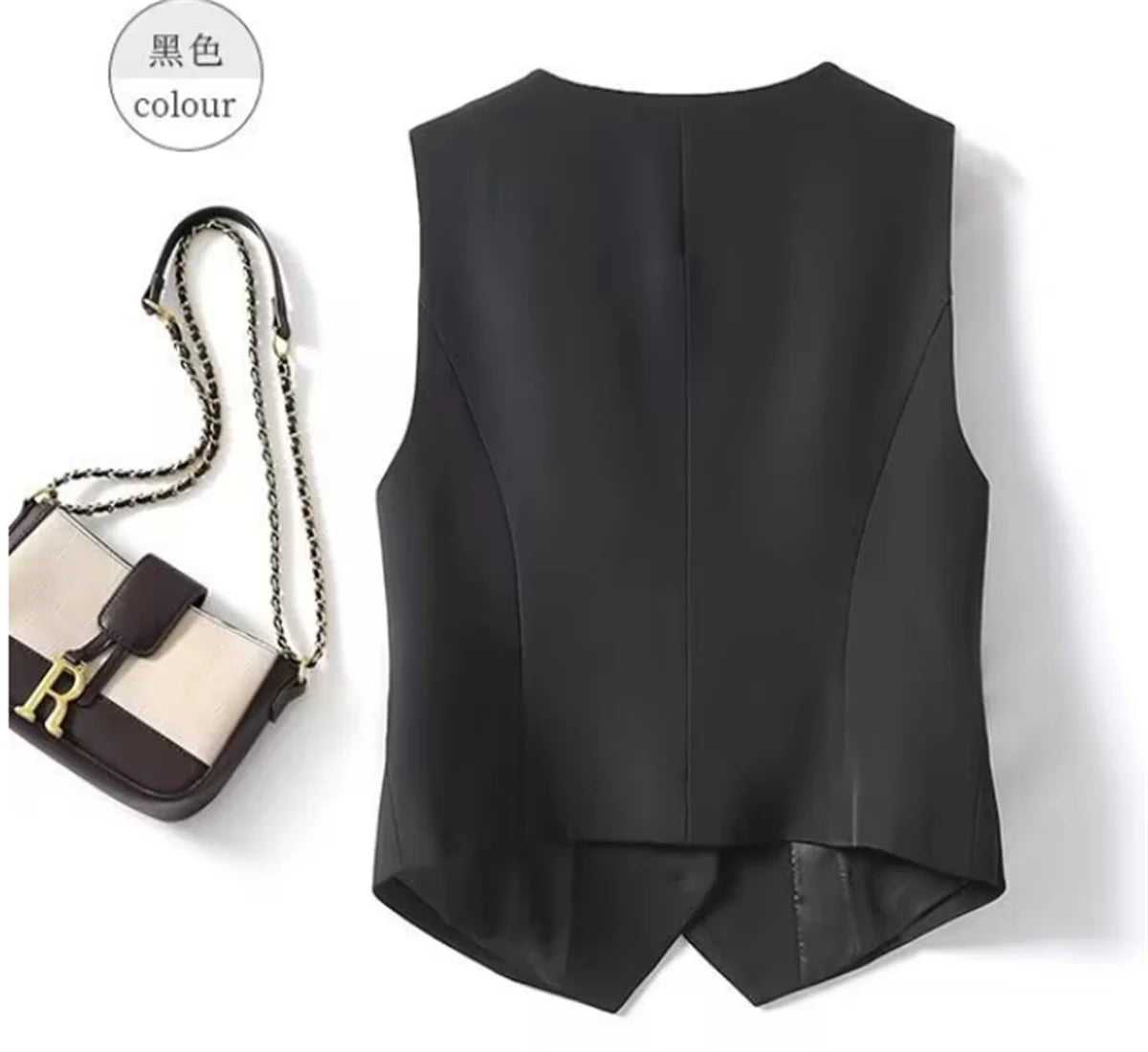 Elegant Women Blazer Vest Coat Fashion Stand Up Collar Long Sleeve Female Coats Spring Autumn Fashion Loose Office Lady Outwear