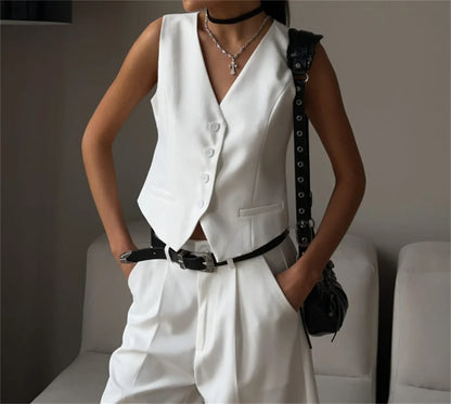 Elegant Women Blazer Vest Coat Fashion Stand Up Collar Long Sleeve Female Coats Spring Autumn Fashion Loose Office Lady Outwear