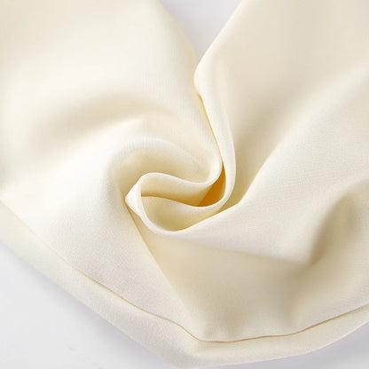 Women Blazer Jacket Fitted Long Sleeve Blazer Button Front V Neck Cream Business Casual Office Elegant Jacket