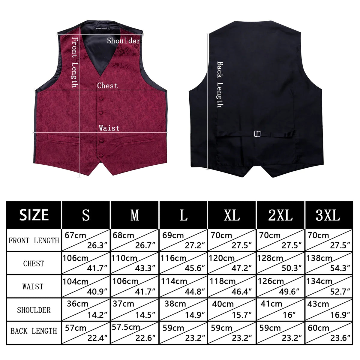 Men's Slim Fit Dobby Vest – Multi-Color Formal Waistcoat for Weddings & Smart Events