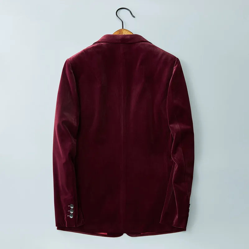 2024 new style jacket Men's Blazers men's Classic velvet  Blazer Jackets Business High quality Blazers men M-3XL