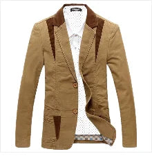 High Quality Men's Denim Blazers Male Coat Oversized Spring Autumn Fashion Casual Suit Jacket Men Clothing Outerwear 4xl AGZ01