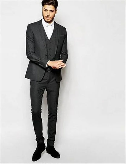 Yellow 3 Pieces Men Suits Custom Made Latest Coat Pant Designs Fashion Wedding Grooms Suit Jacket