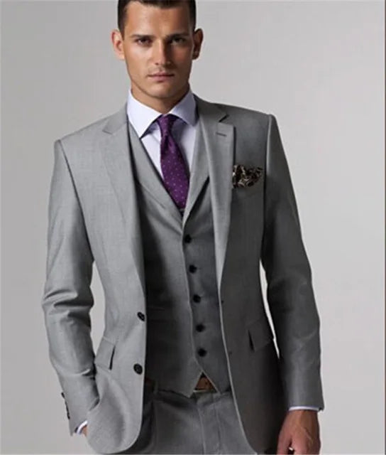Yellow 3 Pieces Men Suits Custom Made Latest Coat Pant Designs Fashion Wedding Grooms Suit Jacket