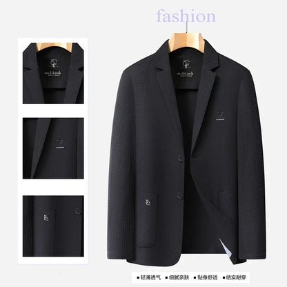 Men's High-End Business Casual Suits and Casual Smart Blazers for Young Adults and Fashionable Versatile Business Suits