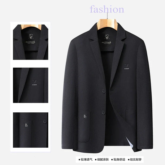 Men's High-End Business Casual Suits and Casual Smart Blazers for Young Adults and Fashionable Versatile Business Suits