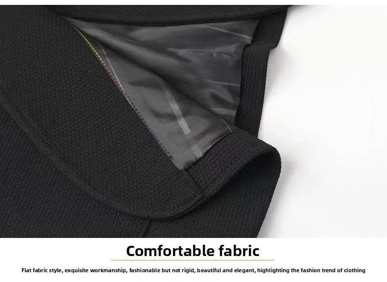 Blazer Men's Fashion Outdoor Travel Camping Youth Wedding Versatile Host School Uniform Slim Fit Casual Korean Version Blazer