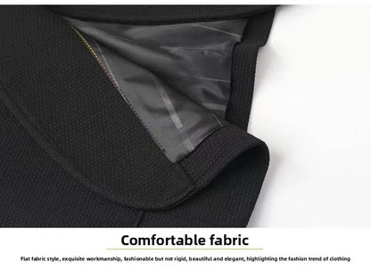 Blazer Men's Fashion Outdoor Travel Camping Youth Wedding Versatile Host School Uniform Slim Fit Casual Korean Version Blazer