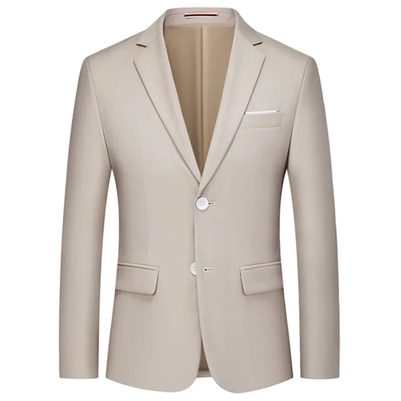 Men's Slim Fit Blazer for Wedding and Business Formal Occasions – Multiple Colors
