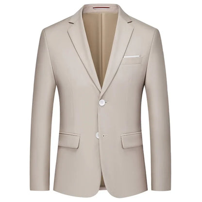 Men's Slim Fit Blazer for Wedding and Business Formal Occasions – Multiple Colors