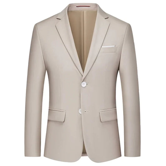 Men's Slim Fit Blazer for Wedding and Business Formal Occasions – Multiple Colors
