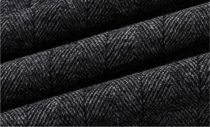 Mens Designer Knitted Wool Stretch Coat Casual Business Handsome Overcoat High Quality Fashion 2024