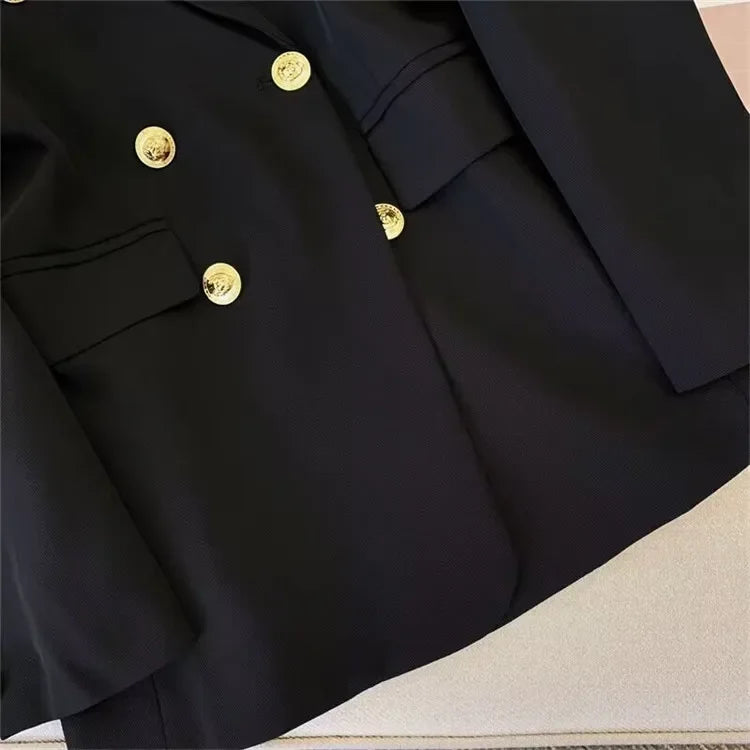 Slim Fit Women's Office Blazer High-End Casual Korean Fashion Spring Autumn New Loose Blazers Temperament Coats for Women