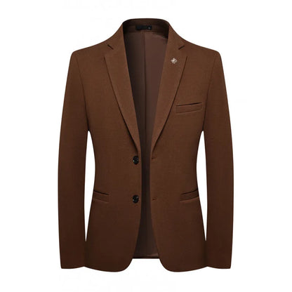 Blazer's New Men's Fashion Outdoor Travel Solid Color, Youthful Wedding, Hosting, Campus Slimming, Casual Korean Version Blazer