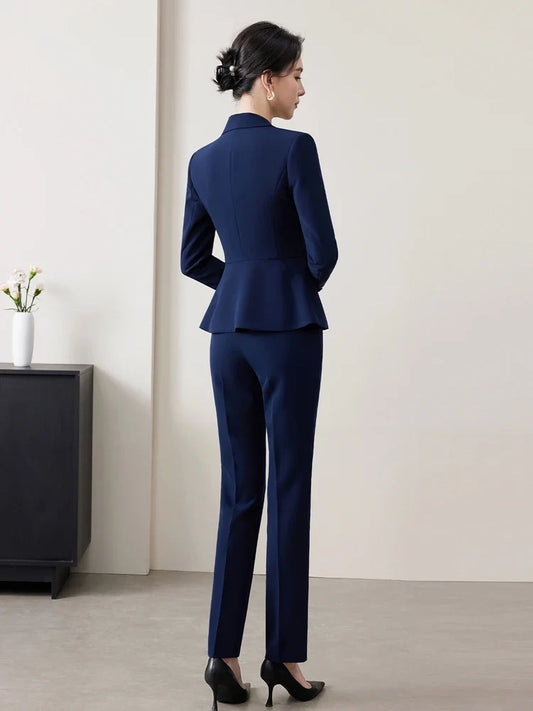 Professional Women's Fashion: High-Quality Pants And Suit Set Elegant And Stylish Spring/Summer 2026 New Arrival