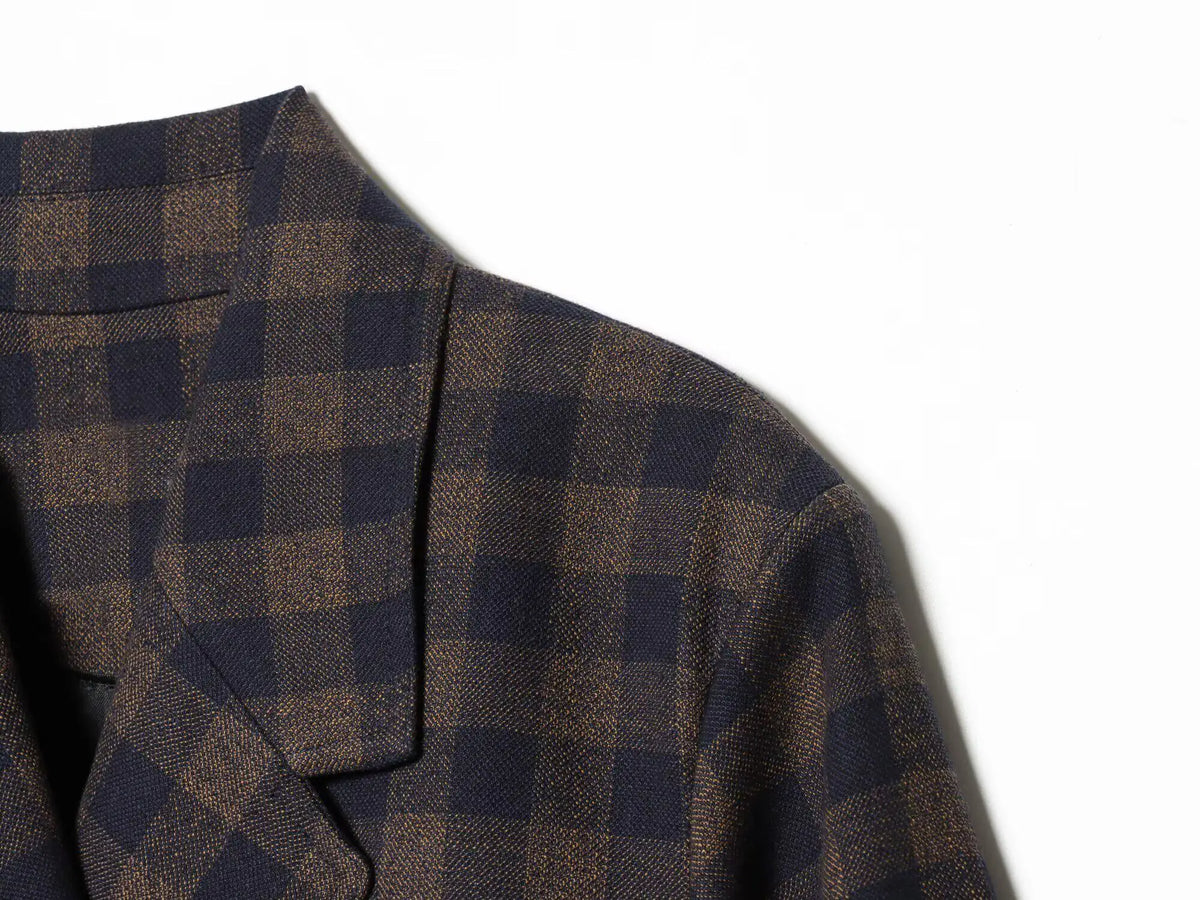Women Brown Plaid Jacket Coat Vintage Harajuku Streetwear Long Sleeve Blazer Jacket Outerwear 2000s Clothes Spring Autumn 2026
