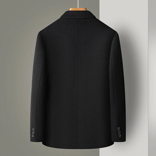 Blazer, 30% Wool, Outdoor Men's Fashionable Business Travel Wedding Gentleman Trend Leader Casual Korean Style Slim-fit Blazer