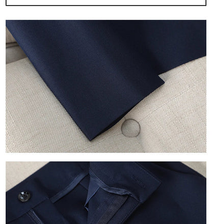 Elegant Commuter Blazer Pants Set for Woman 2 Pieces Matching Sets Autumn 2026 Office Lady Work Jacket and Trousers Suit