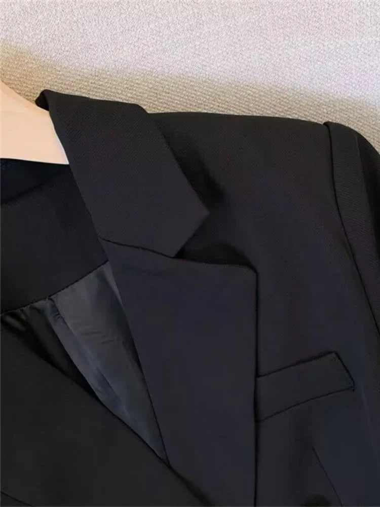 Slim Fit Women's Office Blazer High-End Casual Korean Fashion Spring Autumn New Loose Blazers Temperament Coats for Women