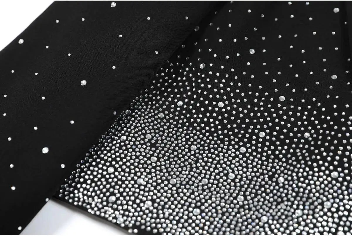 Spring Autumn New Women Niche Design Streetwear Stylish Blazer Fashion Decorated Diamonds Versatile Slimming Jackets HK9494