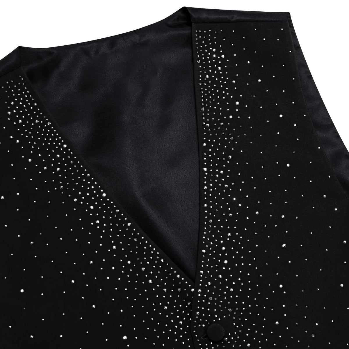 Men's Glitter Vest with Matching Bow Tie – Sparkly Sequin Style for Parties, Proms & Festive Events