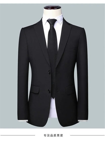 Men's Slim Fit Suit Set Blazer and Pants for Business Casual Wedding and Formal Occasions