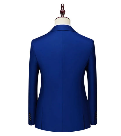 2026 Men Double Breasted Blazer Coats Fashion Solid Mens Wedding Prom Dress Male Business Casual Slim Fit Suits Jacket 6XL